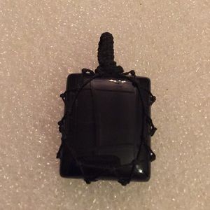 Antique onyx pendent